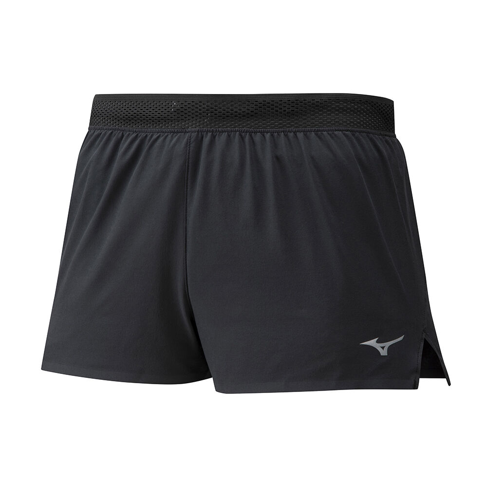 Calções Mizuno Running Aero Split 1.5 - Homem - Pretas - VMJQU7892